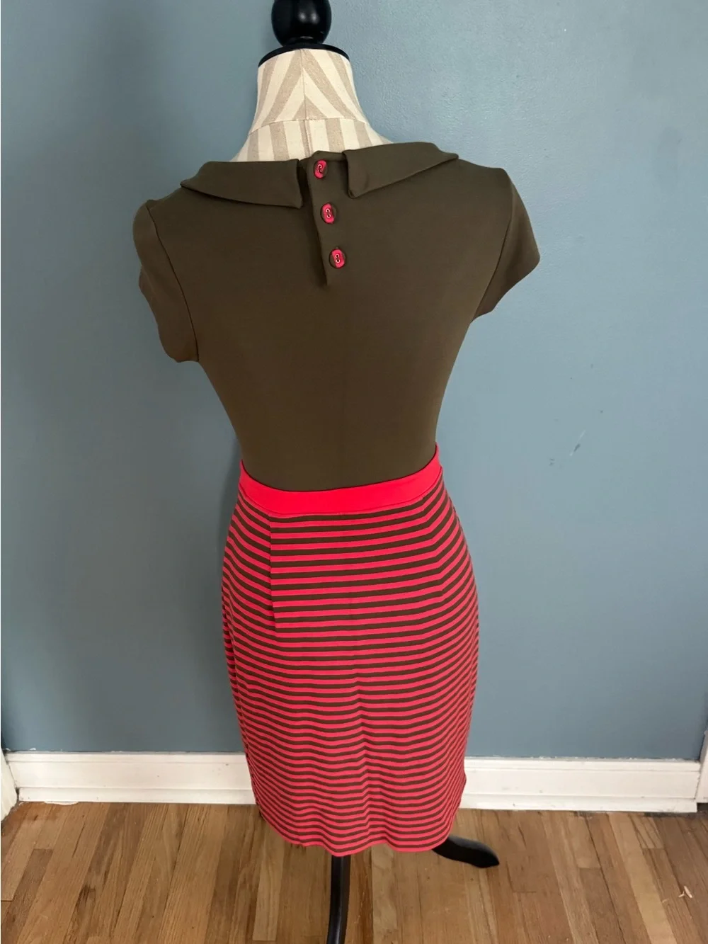 Boden Striped Midi Dress